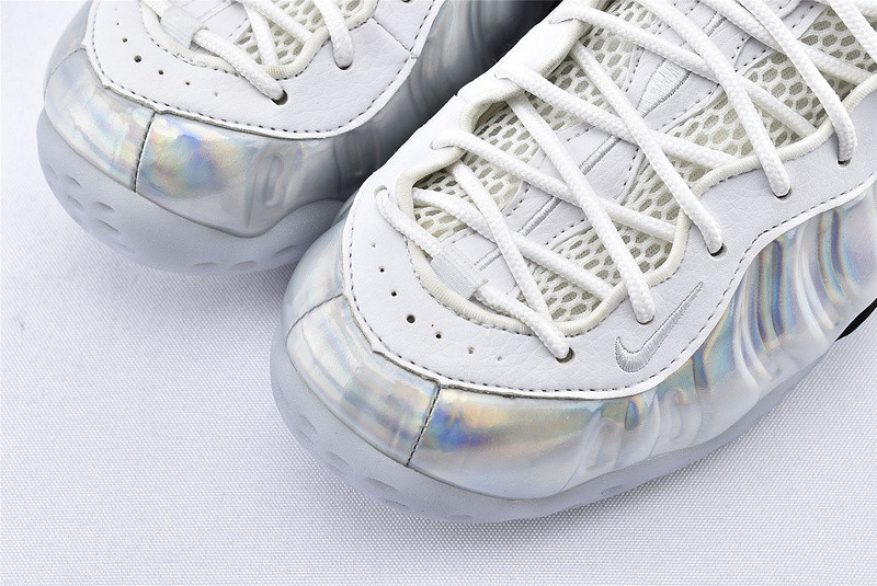 Nike Air Foamposite One Laser Silver White Basketball Shoes AA3963-105