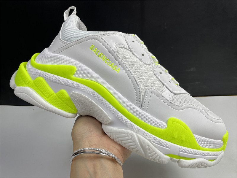 Ba*len*cia*ga sliver white sneaker 536737 w0901 9088