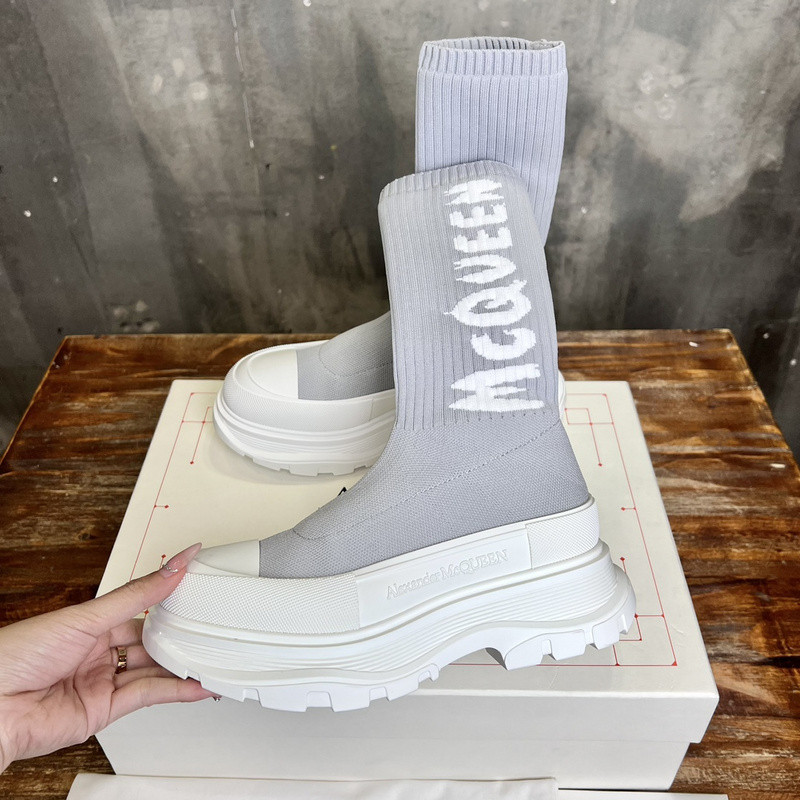 Alexander McQueen Tread sock-style boots