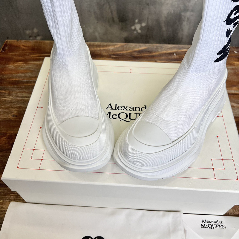 Alexander McQueen Tread sock-style boots