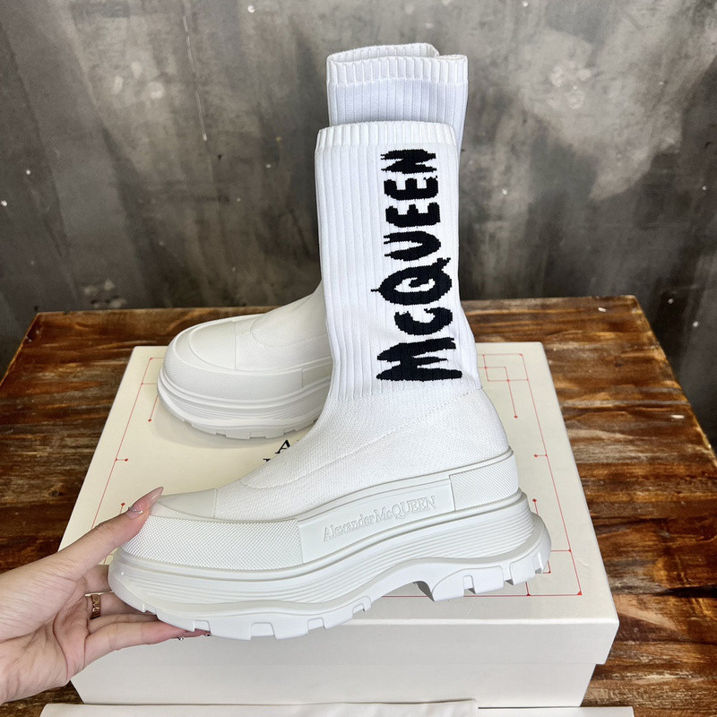 Alexander McQueen Tread sock-style boots