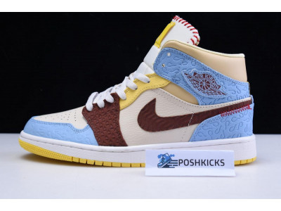 AIR JORDAN 1 MID SE FEARLESS MAISON CHATEAU ROUGE CU2803-200