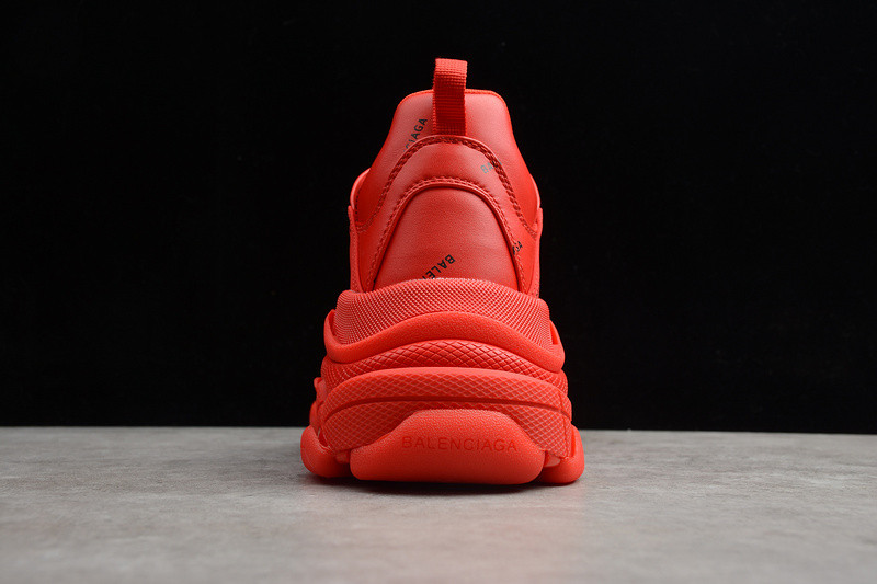Ba*len*cia*ga triple s sneakers (red with logo) 524039 w2fa1 7632