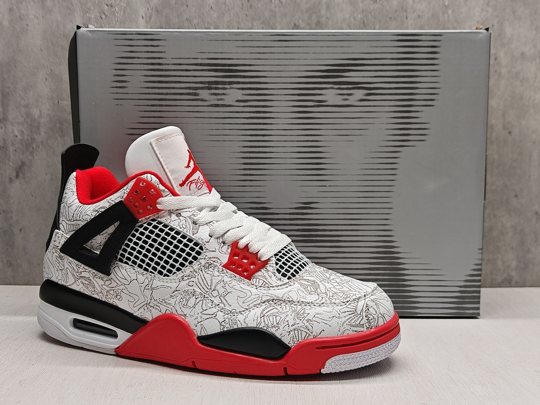 Jordan 4 Retro White Laser Men