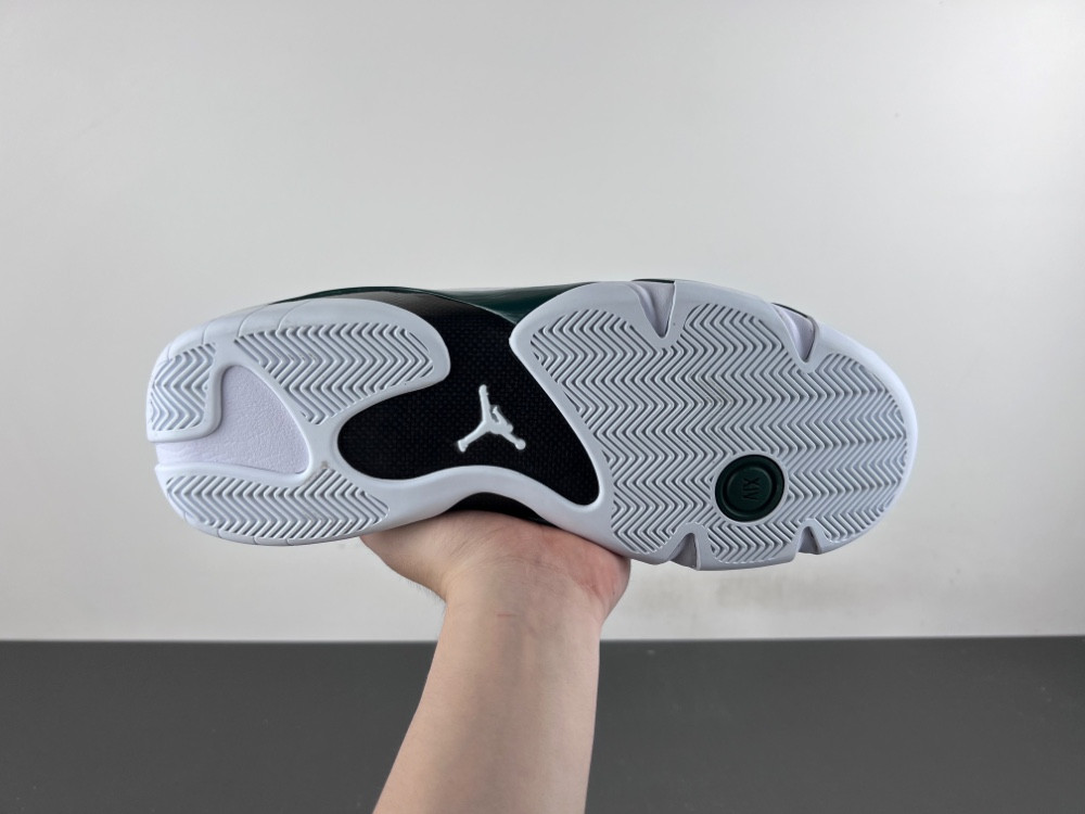 Air Jordan 14 Retro White Forest Green - 311832-131