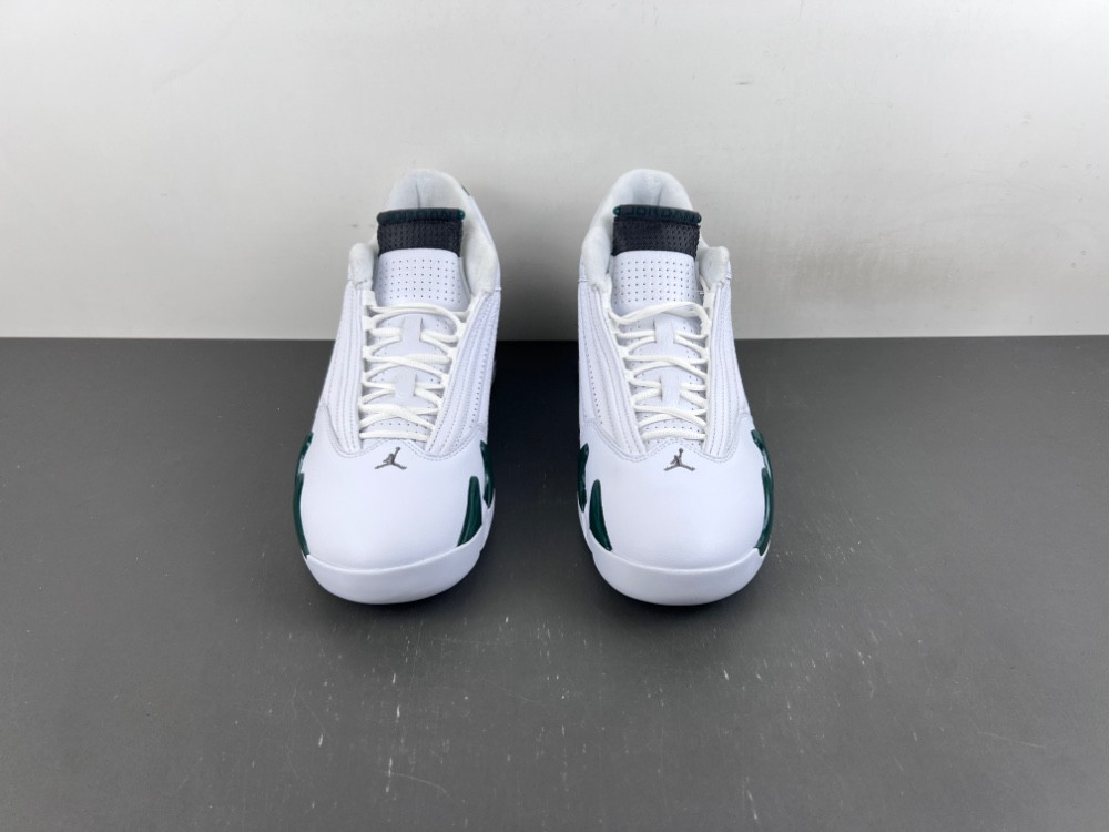 Air Jordan 14 Retro White Forest Green - 311832-131