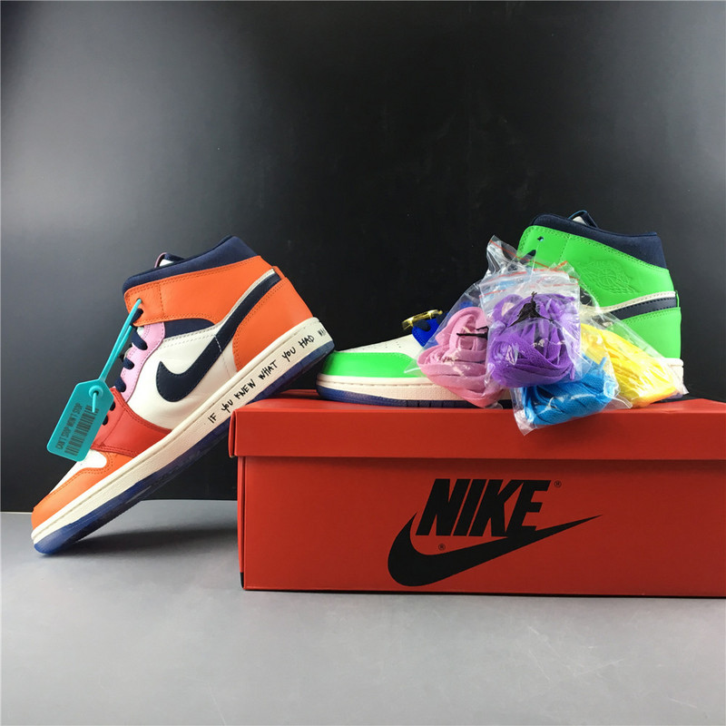 AIR JORDAN 1 MID SE FEARLESS MELODY EHSA CQ7629-100