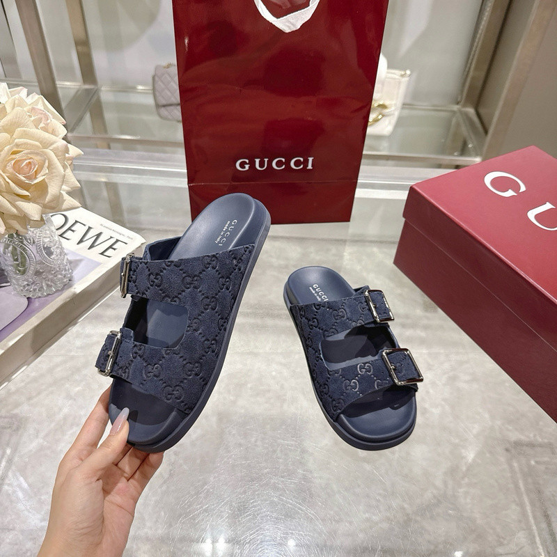 GUC LEATHER SLIDE