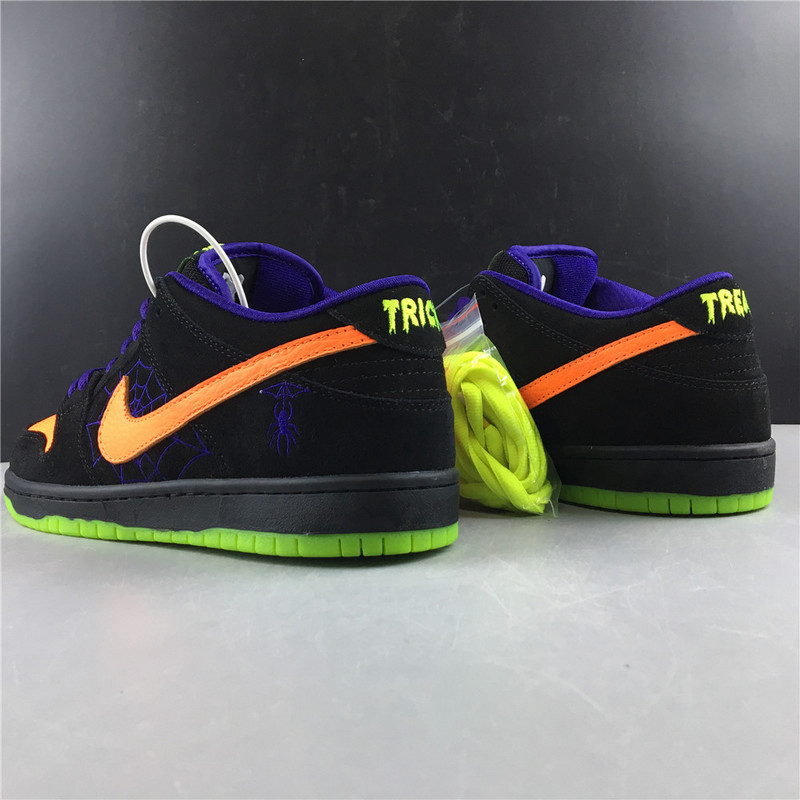 Nike SB Dunk Low Night of Mischief Halloween BQ6817 006( Normal shoe box)