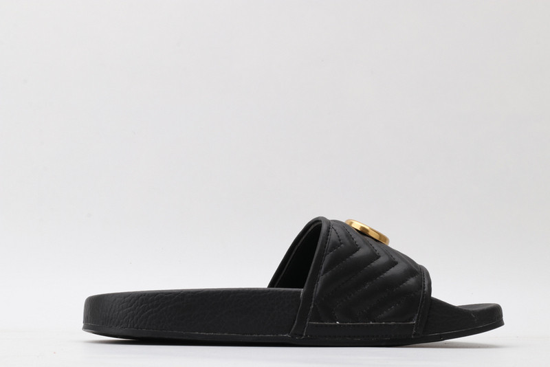 GUC LEATHER SLIDE