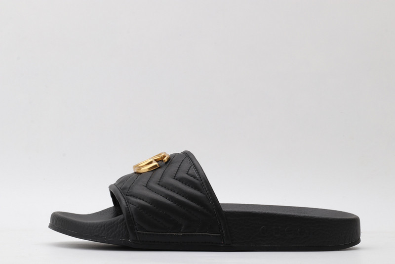 GUC LEATHER SLIDE