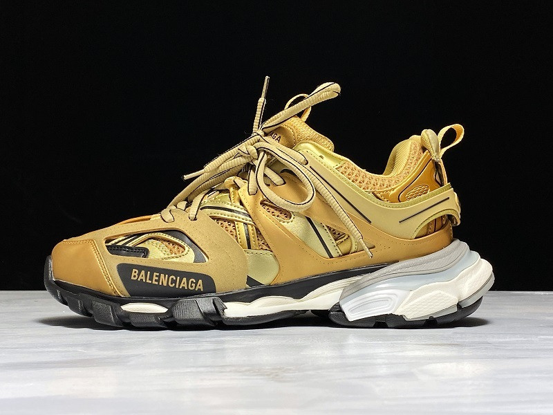 Ba*len*cia*ga tess s. gomma trek low top sneakers (gold) 542023 w2cd1 8000