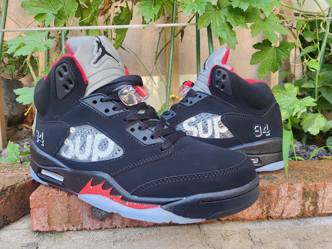 Jordan 5 Retro S*prem* Black Men