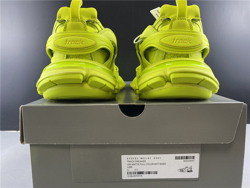 Ba*len*cia*ga tess s. gomma sneakers flourescent green 542023 w2la1 3501