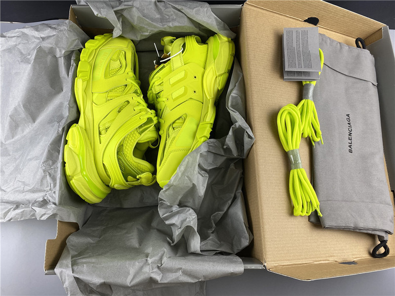 Ba*len*cia*ga tess s. gomma sneakers flourescent green 542023 w2la1 3501