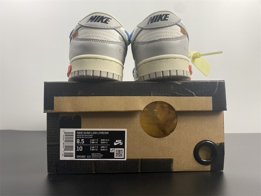 OW X DUNK LOW “05 OF 50” DM1602-113