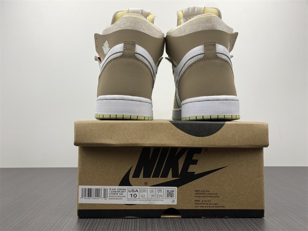 Jordan 1 High Zoom Air CMFT Olive Aura CT0979-102