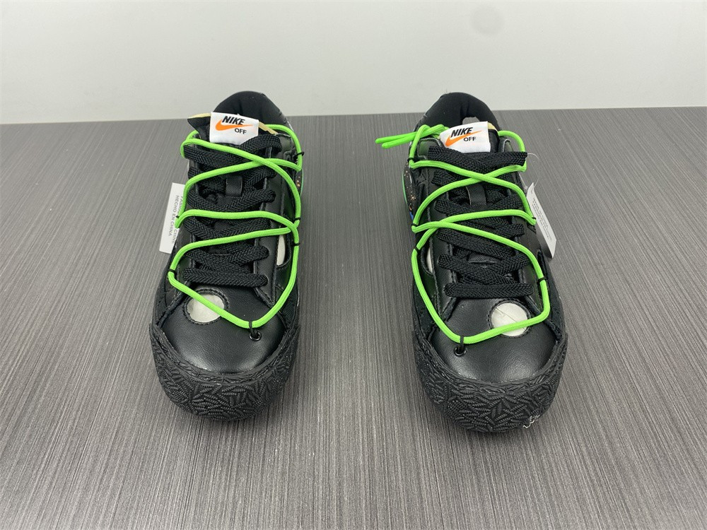 OW x Nike Blazer Low Black Green DH7863-001