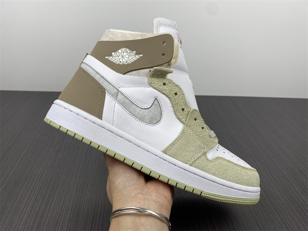 Jordan 1 High Zoom Air CMFT Olive Aura CT0979-102