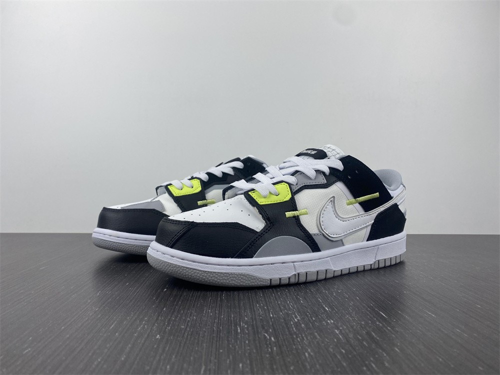 Nike Dunk Low Scrap Wolf Grey Light Lemon Twist DC9723-001