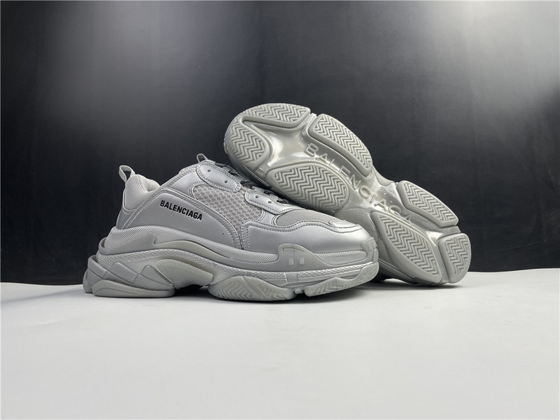 Ba*len*cia*ga sliver white sneaker 536737 w0901 8100