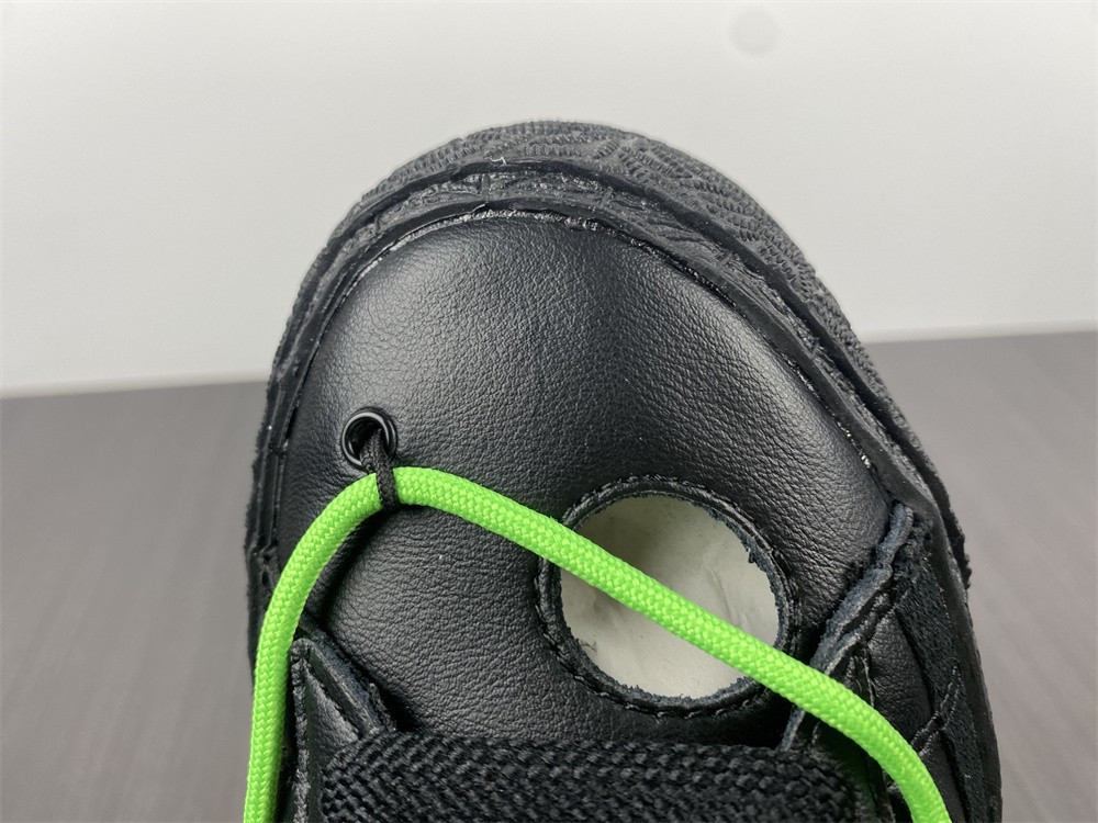 OW x Nike Blazer Low Black Green DH7863-001