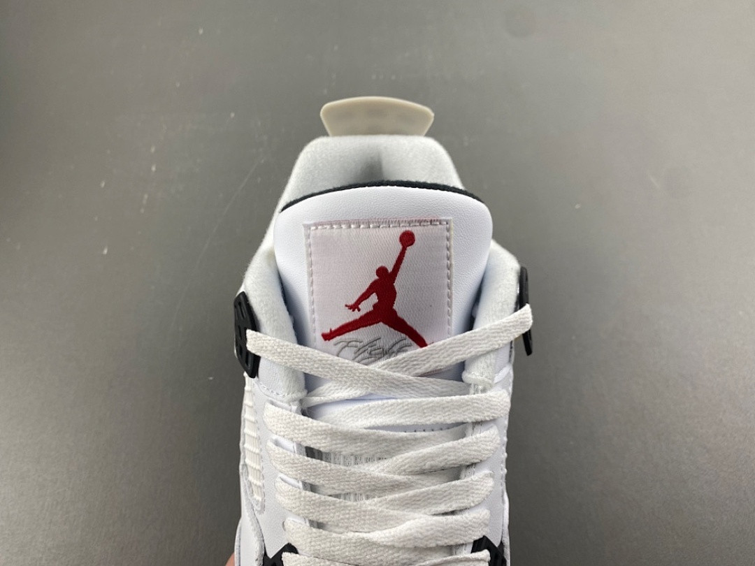 Air Jordan 4 White Cement Cleats HQ0207-106