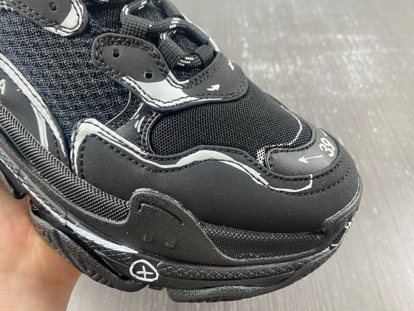Ba*len*cia*ga triple s 536737 w2fw6 0102