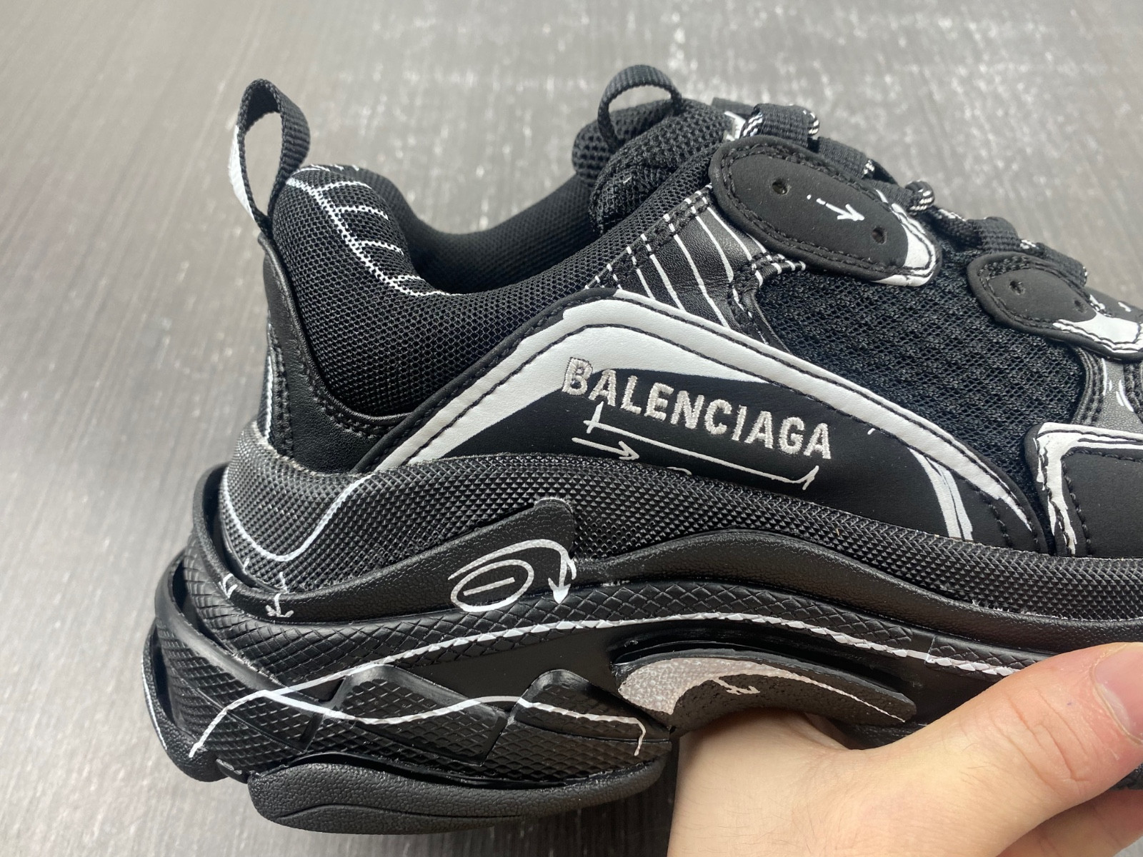 Ba*len*cia*ga triple s 536737 w2fw6 0102