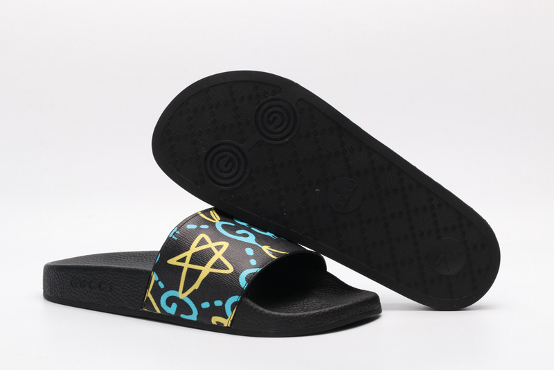 GUC LEATHER SLIDE