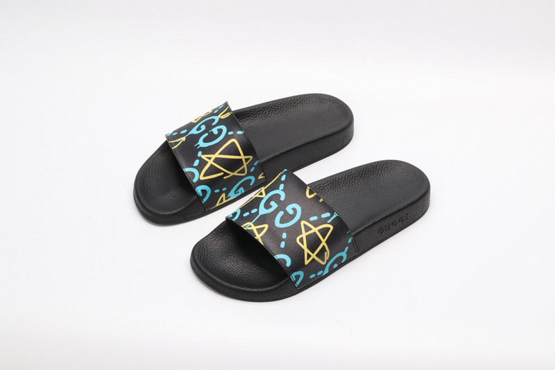 GUC LEATHER SLIDE