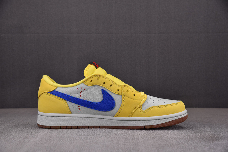 Travis Scott Air Jordan 1 Low OG Canary DZ4137-700
