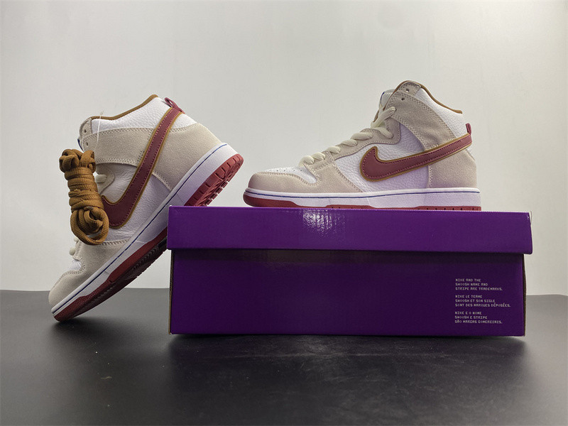 NIKE SB DUNK HIGH SAIL BRIGHT CRIMSON CV9499-100