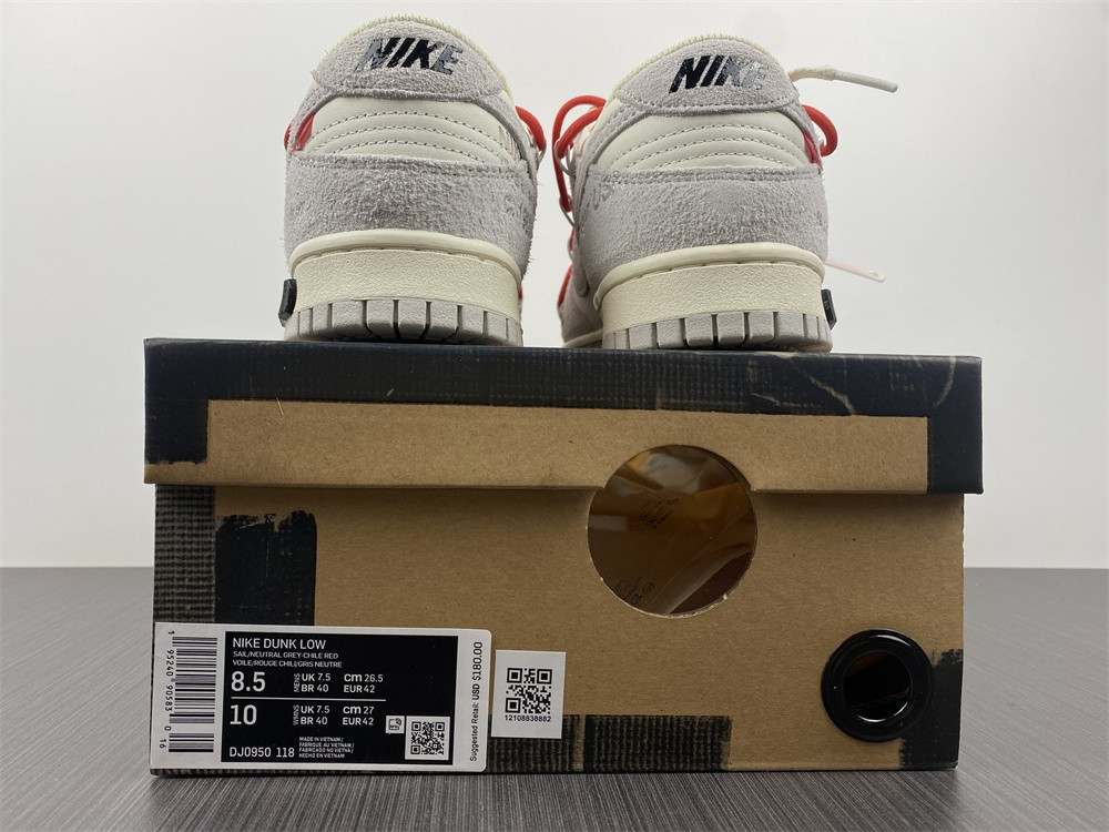 NIKE DUNK LOW OW LOT 33 OF 50 DJ0950-118