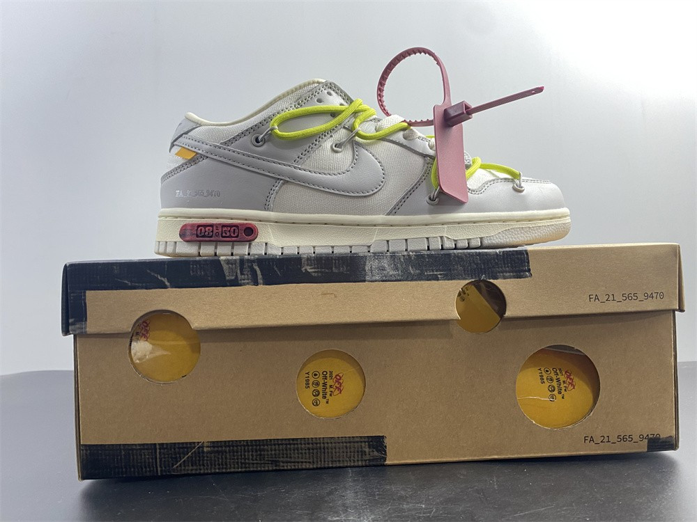 NIKE DUNK LOW OW LOT 8 OF 50 DM1602-106