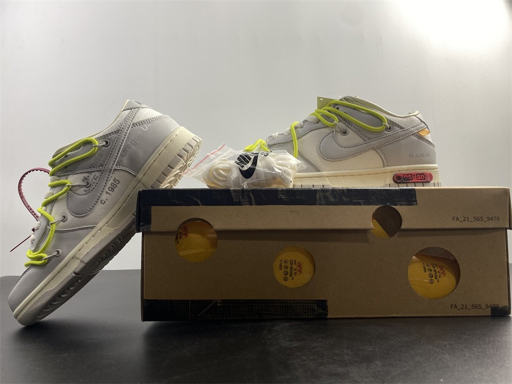 NIKE DUNK LOW OW LOT 8 OF 50 DM1602-106