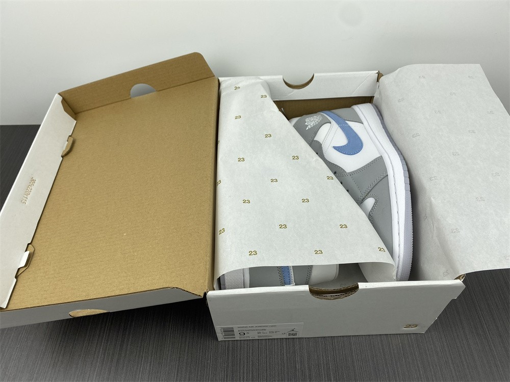 Jordan 1 Mid Wolf Grey Aluminum (W) BQ6472-105