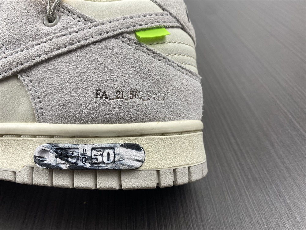 NIKE DUNK LOW OW LOT 39 OF 50 DJ0950-109