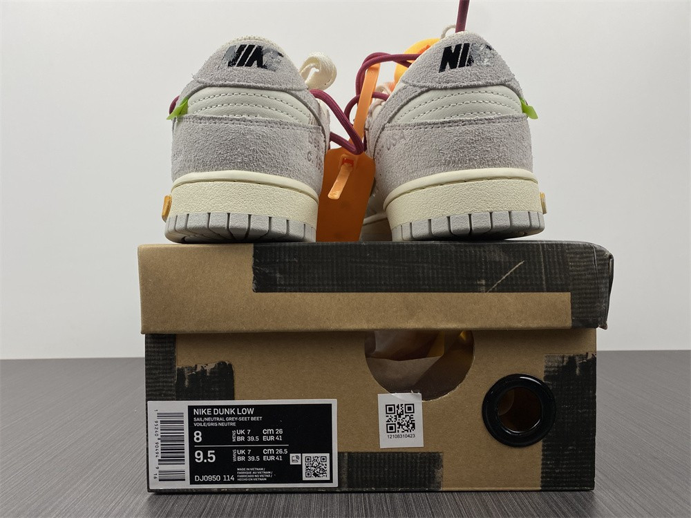 NIKE DUNK LOW OW LOT 35 OF 50 DJ0950-114
