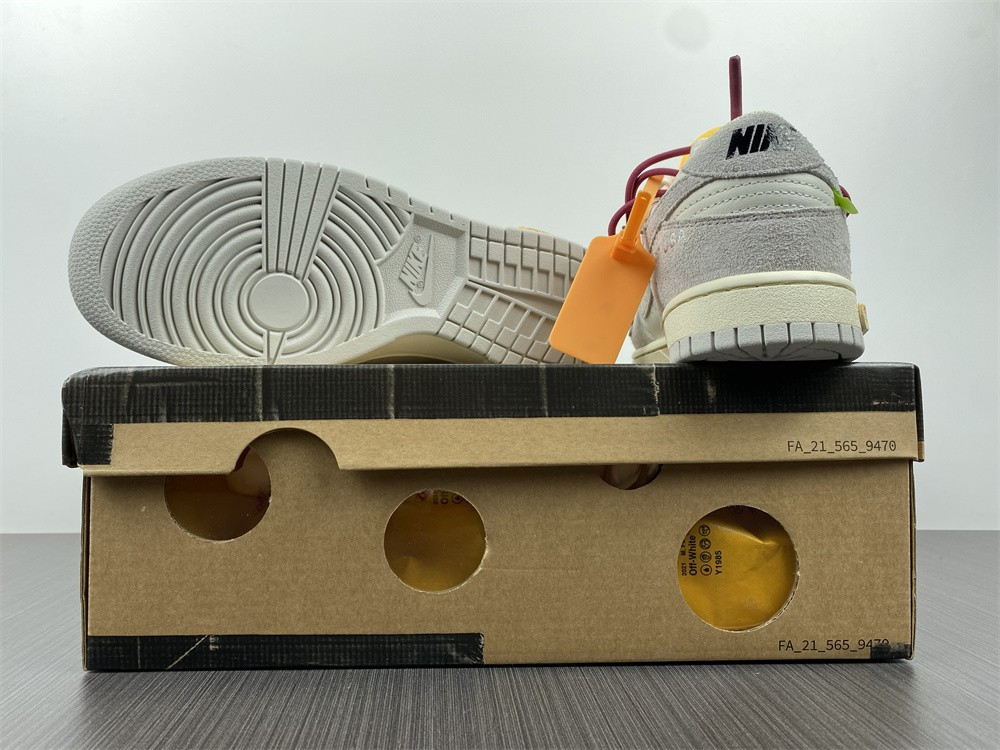 NIKE DUNK LOW OW LOT 35 OF 50 DJ0950-114