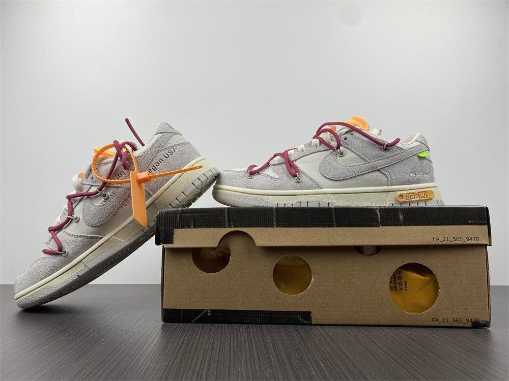 NIKE DUNK LOW OW LOT 35 OF 50 DJ0950-114