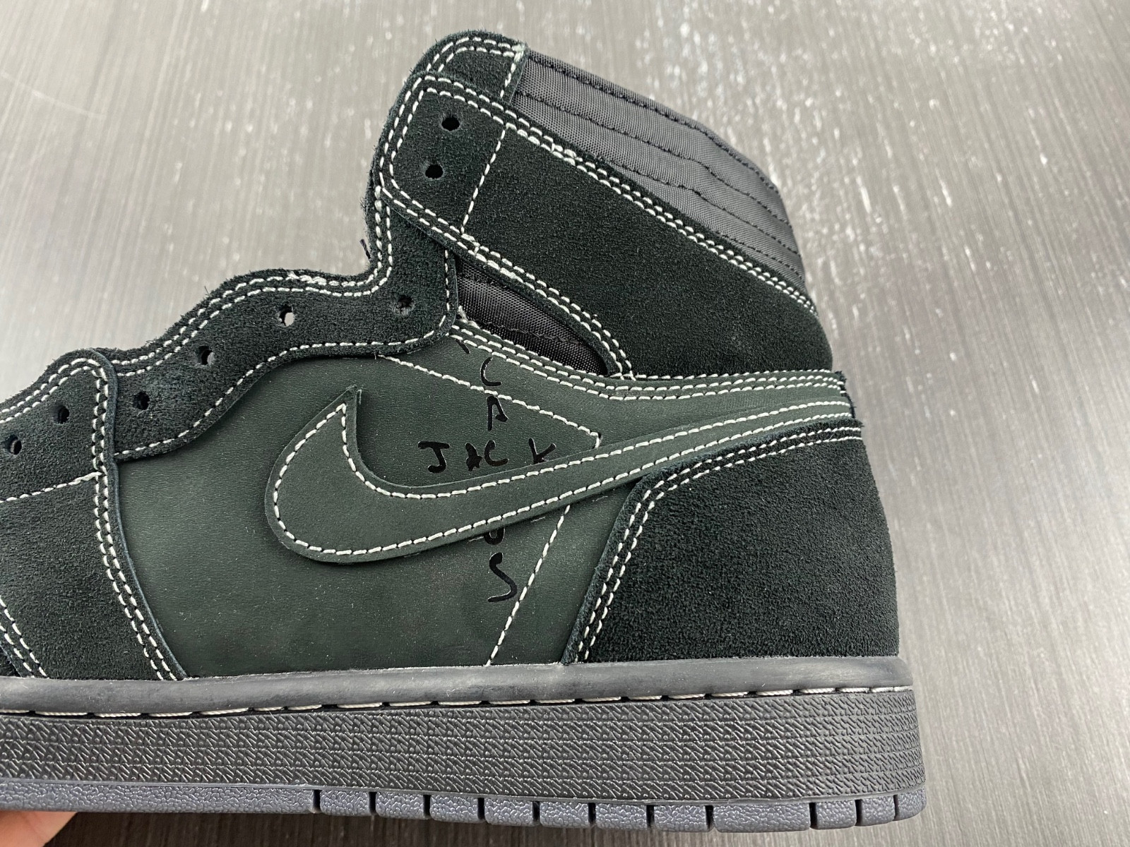Jordan 1 Retro High OG SP Travis Scott Black Phantom DM7866-001