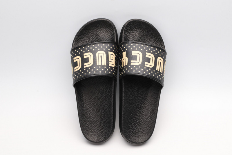 GUC LEATHER SLIDE