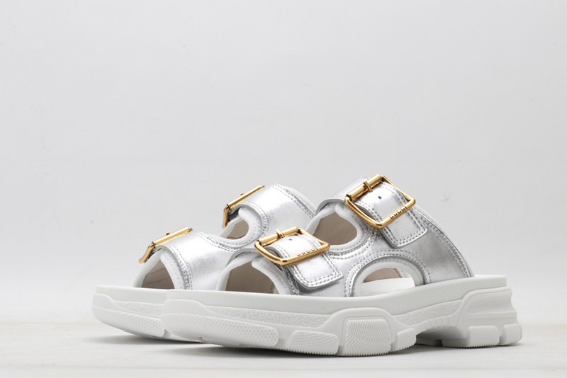 GUC LEATHER SLIDE