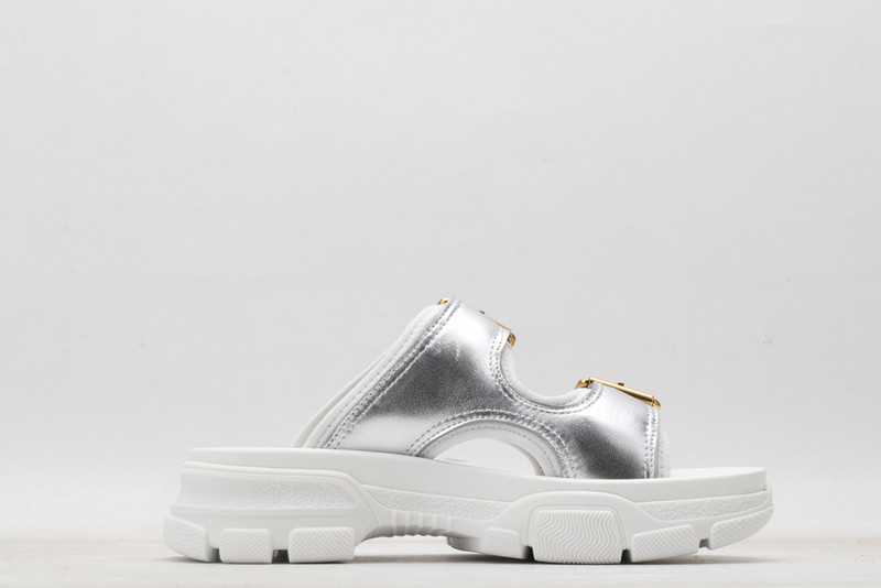 GUC LEATHER SLIDE