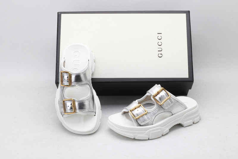 GUC LEATHER SLIDE