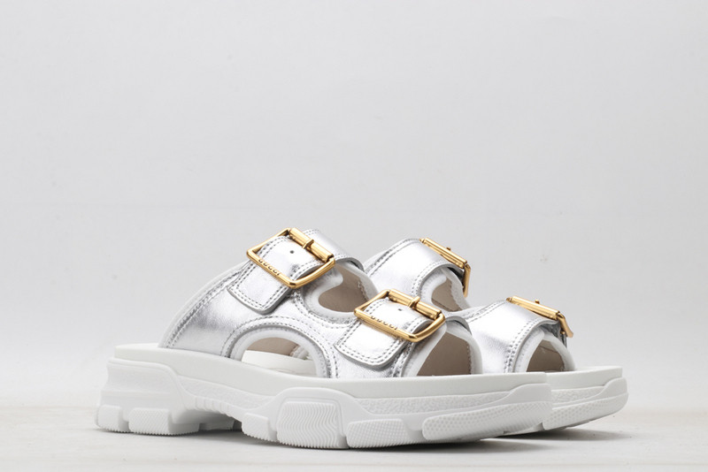 GUC LEATHER SLIDE