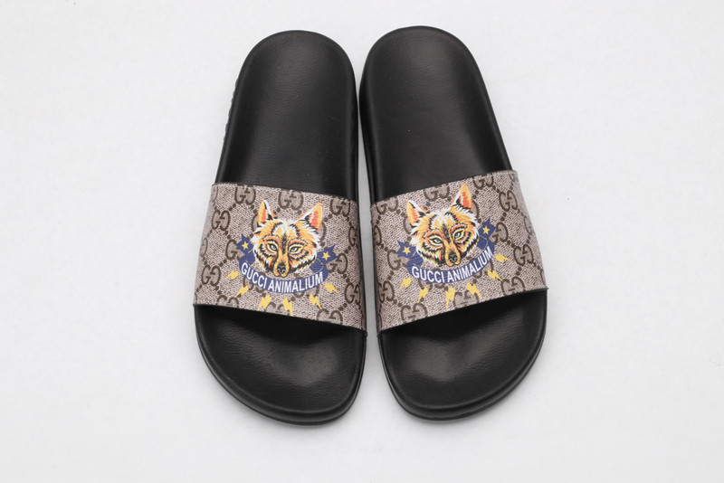 GUC LEATHER SLIDE