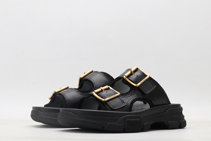 GUC LEATHER SLIDE