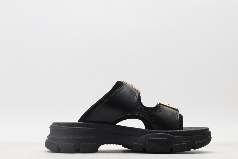 GUC LEATHER SLIDE